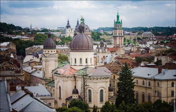 the central part of Lviv